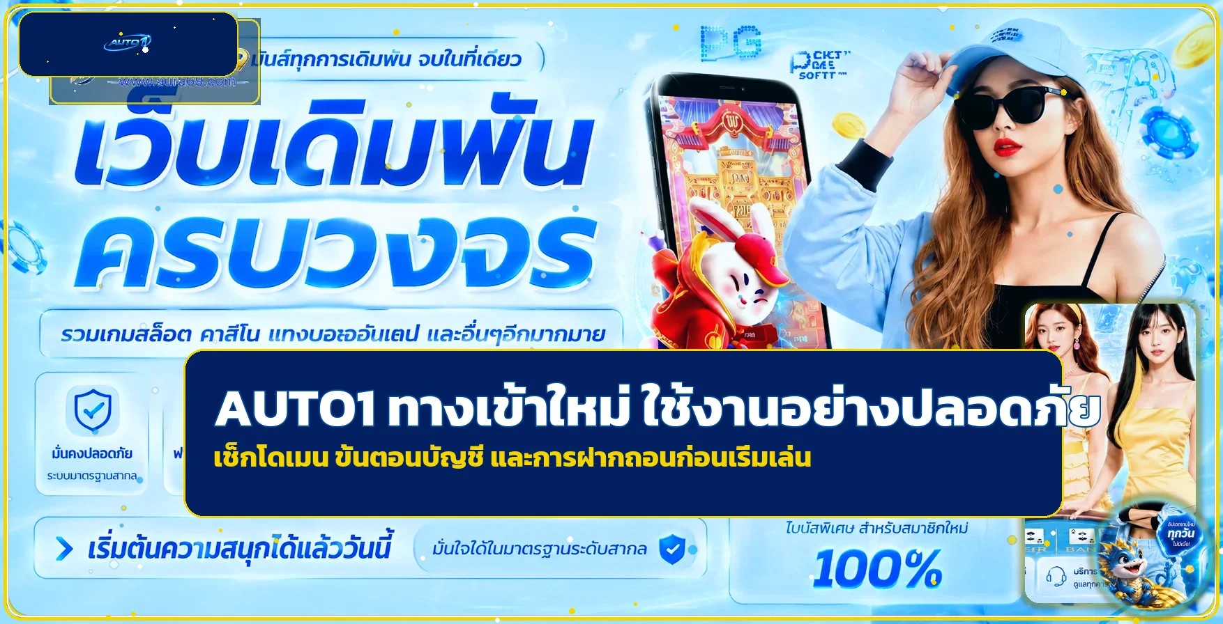 AUTO1 ทางเข้า สมัคร ฝากถอน และความปลอดภัยบัญชี